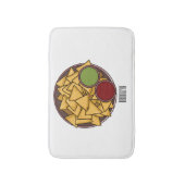 Tapis De Bain Illustration de Nachos (Devant (Vertical))