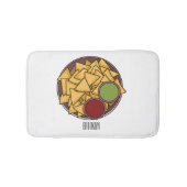 Tapis De Bain Illustration de Nachos (Devant)
