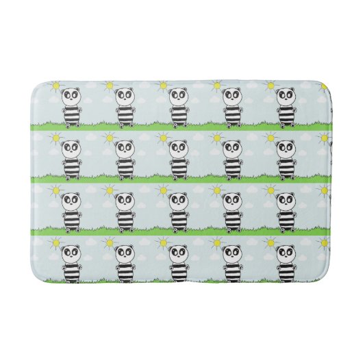 Tapis De Bain Illustration de Panda Mignon (Devant)