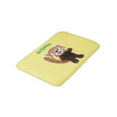 Tapis De Bain Illustration de panda rouge mignon (Angle)
