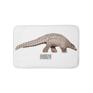 Tapis De Bain Illustration de Pangolin