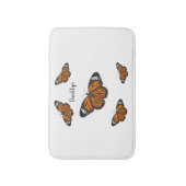 Tapis De Bain Illustration de papillon monarque (Devant (Vertical))