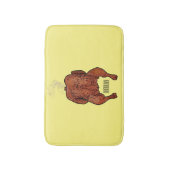 Tapis De Bain Illustration de poulet rôti (Devant (Vertical))