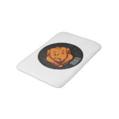 Tapis De Bain Illustration de poulet rôti (Angle)