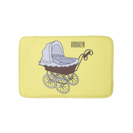 Tapis De Bain Illustration de poussette (Devant)