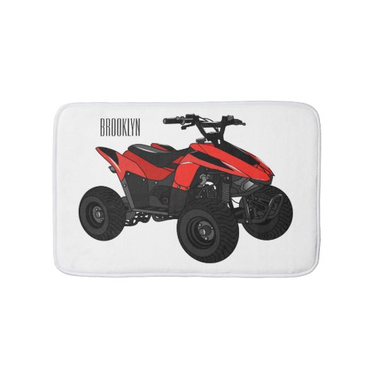 Tapis De Bain Illustration de Quad bike atv (Devant)