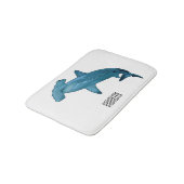 Tapis De Bain Illustration de requin marteau (Angle)