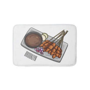 Tapis De Bain Illustration de Satay