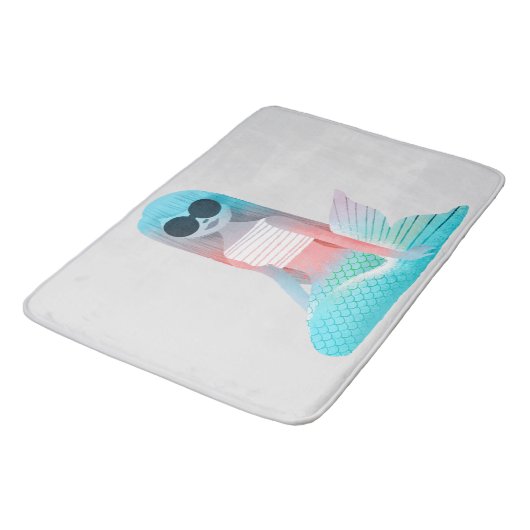 Tapis De Bain Illustration de sirène (Angle)