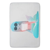 Tapis De Bain Illustration de sirène (devant Vertical)