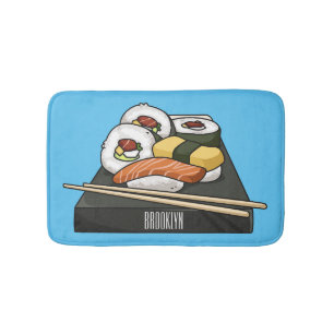 Tapis De Bain Illustration de sushi