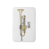 Tapis De Bain Illustration de trompette (Devant (Vertical))