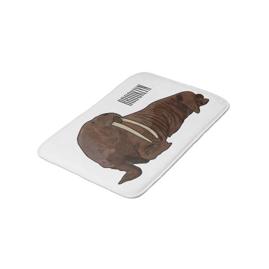 Tapis De Bain Illustration de Walrus (Angle)