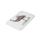 Tapis De Bain Illustration d'Emu bird (Angle)