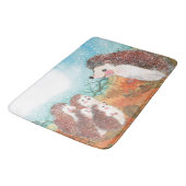 Tapis De Bain Illustration des hérissons (Angle)