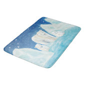 Tapis De Bain Illustration des ours polaires (Angle)