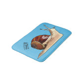 Tapis De Bain Illustration d'escargot (Angle)