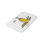Tapis De Bain Illustration d'huile d'olive (Angle)