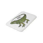 Tapis De Bain Illustration d'Iguana (Angle)