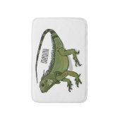 Tapis De Bain Illustration d'Iguana (Devant (Vertical))
