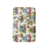 Tapis De Bain Illustration Dinosaure (Devant (Vertical))