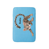 Tapis De Bain Illustration d'ocelot mignon (Devant (Vertical))