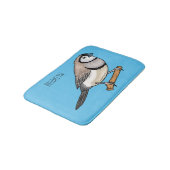 Tapis De Bain Illustration d'oiseau à deux barreaux (Angle)