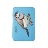 Tapis De Bain Illustration d'oiseau à deux barreaux (Devant (Vertical))