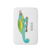 Tapis De Bain Illustration du caméléon de Jackson (Devant (Vertical))