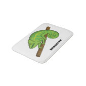 Tapis De Bain Illustration du caméléon de la parson (Angle)