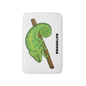 Tapis De Bain Illustration du caméléon de la parson (Devant (Vertical))
