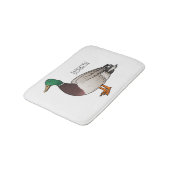 Tapis De Bain Illustration du canard de Majard (Angle)