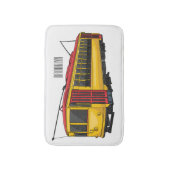 Tapis De Bain Illustration du chariot Mata (Devant (Vertical))