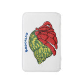 Tapis De Bain Illustration du crabe mignon (Devant (Vertical))