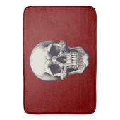 Tapis De Bain Illustration du crâne (devant Vertical)