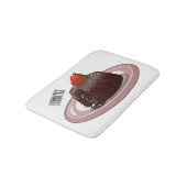 Tapis De Bain Illustration du gâteau de lave au chocolat (Angle)