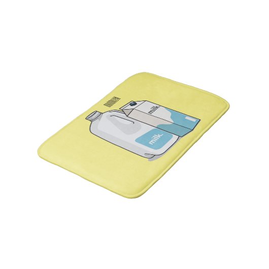 Tapis De Bain Illustration du lait (Angle)