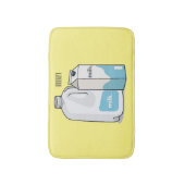 Tapis De Bain Illustration du lait (Devant (Vertical))
