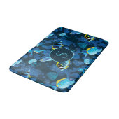 Tapis De Bain Illustration du Monogramme des poissons tropicaux  (Angle)