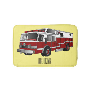 Tapis De Bain Illustration du moteur à incendie
