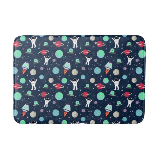 Tapis De Bain Illustration du Motif spatial (Devant)
