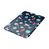 Tapis De Bain Illustration du Motif spatial (Angle)