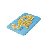Tapis De Bain Illustration du serpent python birman (Angle)