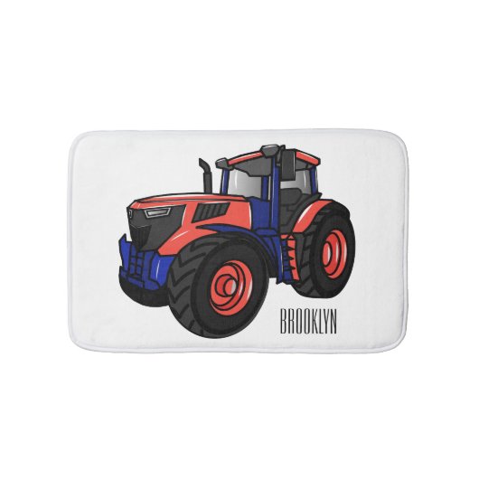 Tapis De Bain Illustration du tracteur (Devant)