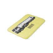 Tapis De Bain Illustration du transport de carburant par camion- (Angle)