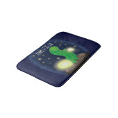 Tapis De Bain Illustration du ver vert mou (Angle)