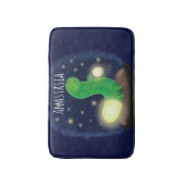 Tapis De Bain Illustration du ver vert mou (Devant (Vertical))