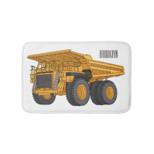 Tapis De Bain Illustration d'un camion à grande échelle