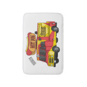 Tapis De Bain Illustration d'un camion de nourriture pour chien  (Devant (Vertical))