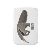 Tapis De Bain Illustration d'un dessin animé d'Anteater (Devant (Vertical))